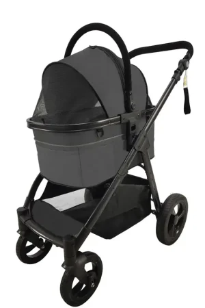 Primeline Pet Stroller Mini Foldable Type 3 Dark Grey Speciale Aanbieding